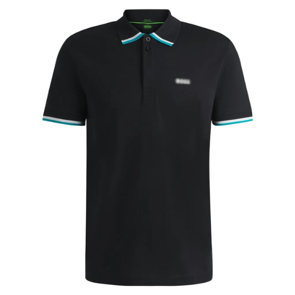 Polo De Algodão Paddy Com Riscas